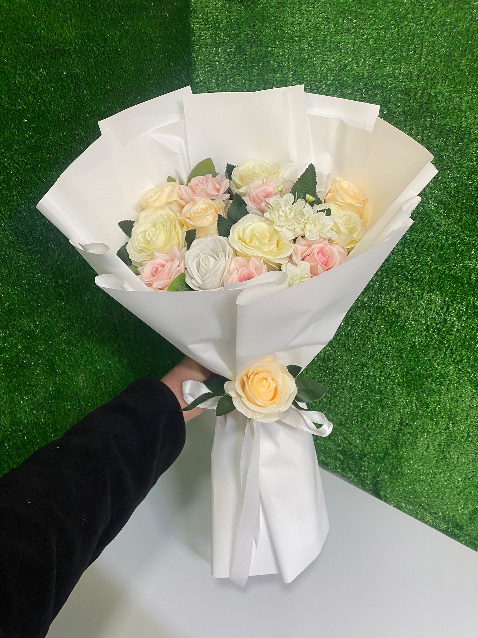 Pastel Rüya Yapay Gül Buketi